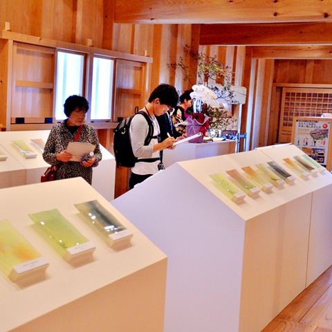 文芸ガラス加賀友禅展