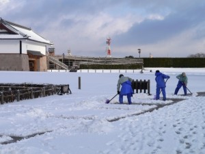 除雪作業